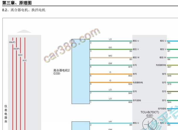 2021年瑞虎8 PLUS 变速箱电路图