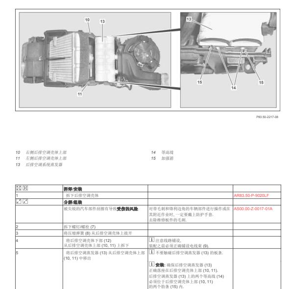 2016年奔驰S400空调维修手册