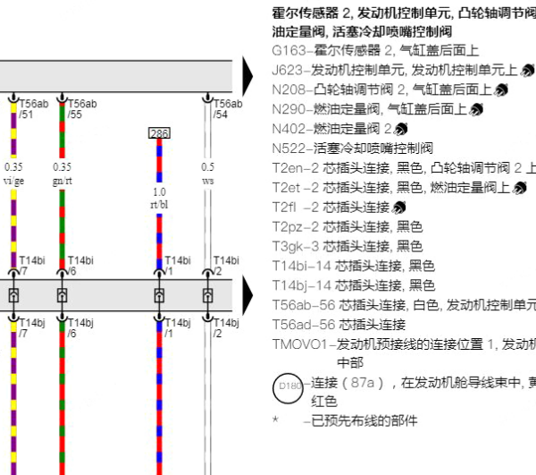 2021年宾利飞驰发动机油浮子电路图