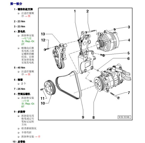 2011年奥迪TT发动机正时
