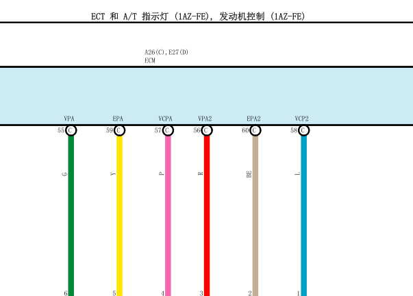 丰田1AZ发动机电路图资料
