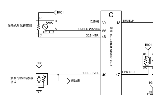金杯汽车V19发动机电路图资料