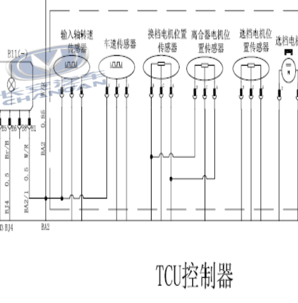 2015年长安奔奔变速箱电路图