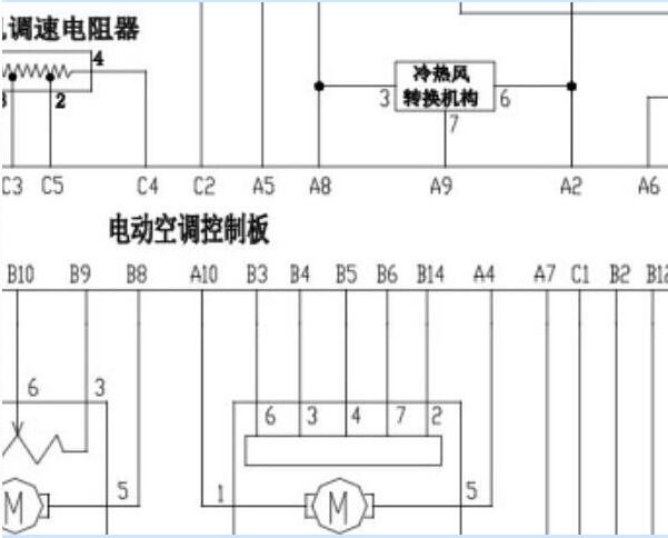 2007年金杯尊领空调电路图