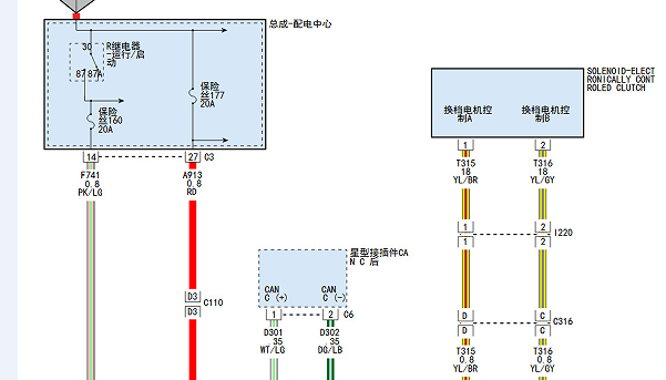2013年菲亚特菲跃四驱电路图资料
