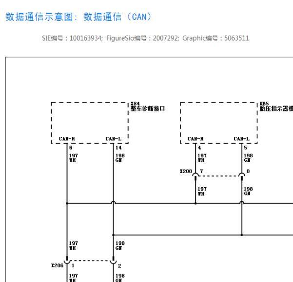 2021年五菱荣光S 数据通讯电路图