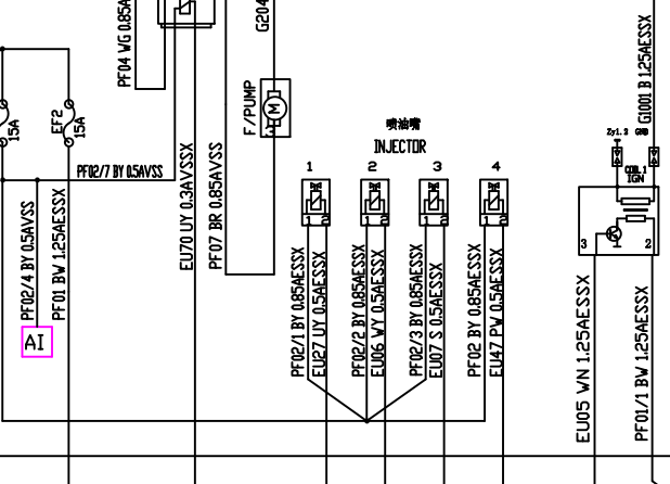 长安汽车JL486ZQ2发动机电路图