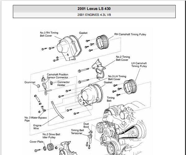 2001年雷克萨斯LS430发动机维修手册