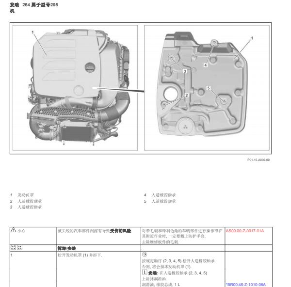 2021年奔驰C200 L发动机维修手册