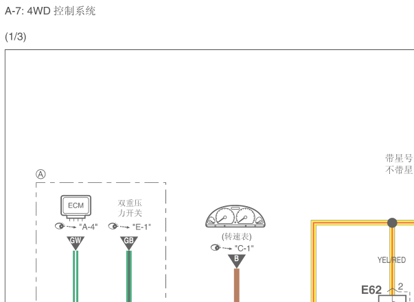 铃木吉姆尼四驱电路图和位置资料