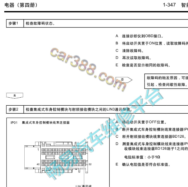 2021-2022年广汽传祺GS8 U201188故障码维修资料