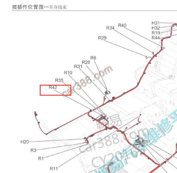 2020年五十铃mu-X全景泊车系统控制单元位置