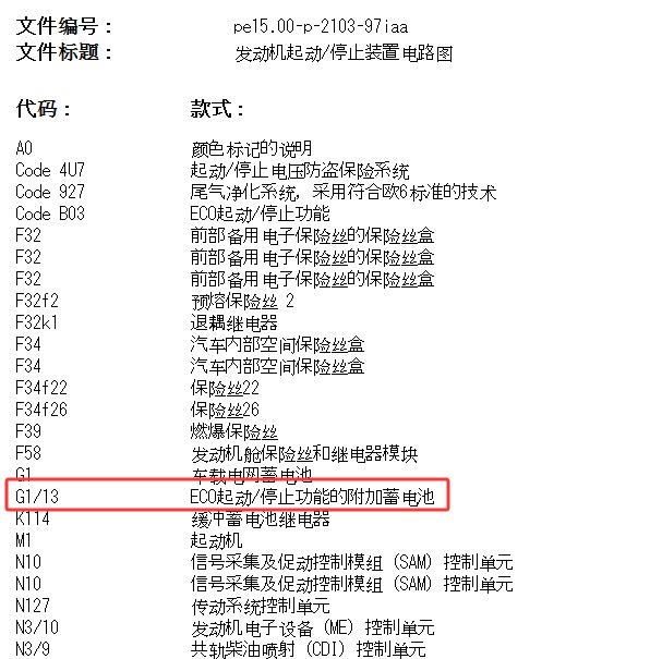 2019年奔驰GLA220 附加蓄电池电路图