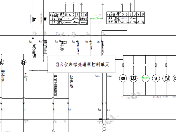 2022年远程锋锐仪表电路图