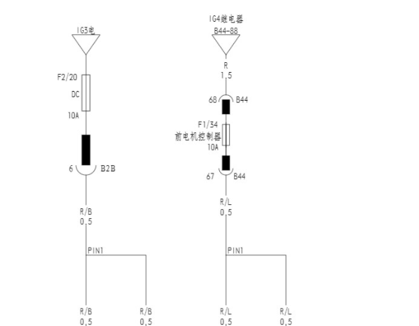2019年比亚迪秦Pro DM IG4继电器电路图