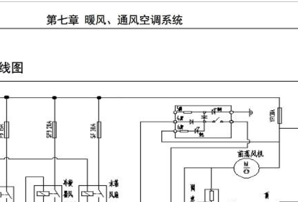 东风小康K01空调电路图资料