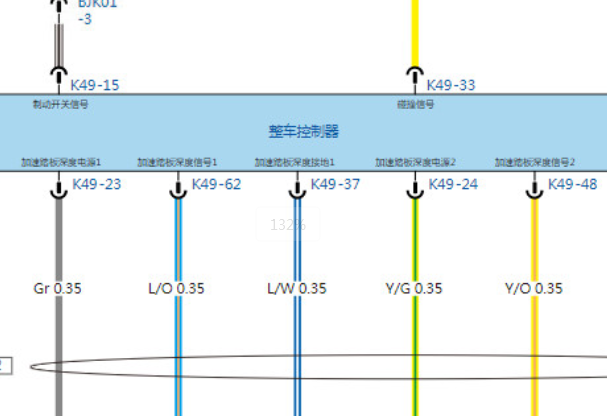 2024年比亚迪海鸥整车控制器电路图