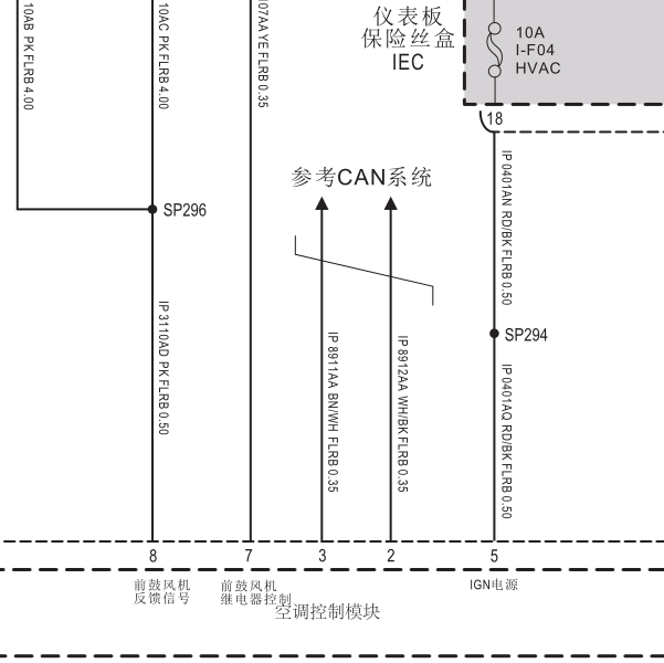 2019年大通D60空调电路图和位置