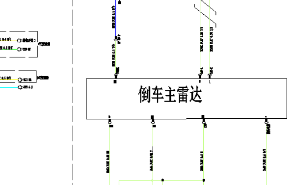 2022年长安欧尚X5倒车雷达电路图
