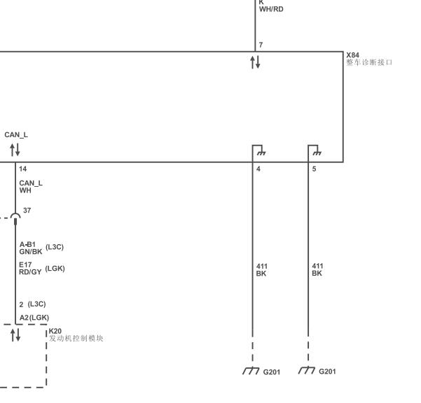 2021年五菱荣光新卡通讯和转向电路图