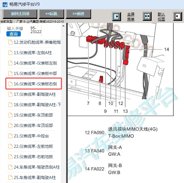 2017年荣威 i 6网关位置