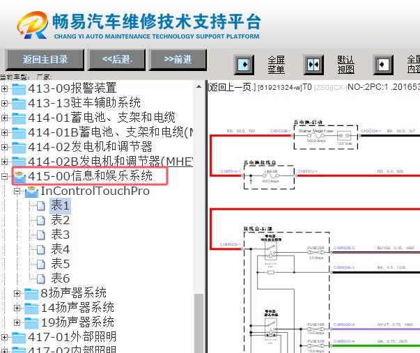 2021年路虎发现5娱乐音响系统电路图