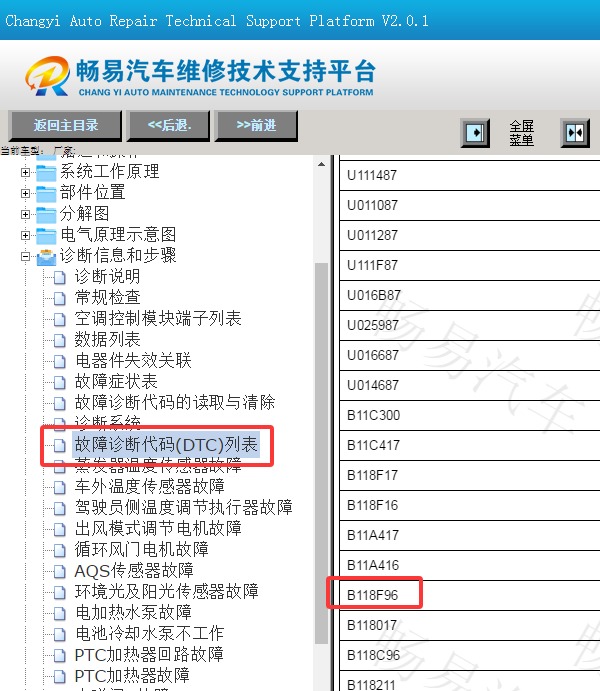 21年吉利几何A B11F698与 B118F96 U111C87故障码资料