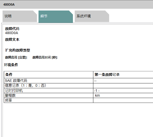 2013年宝马730li 故障码480D0A资料
