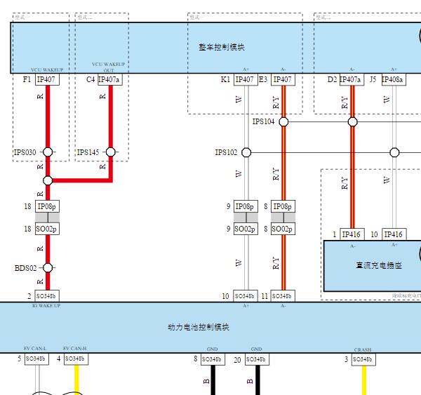 2024年熊猫MINI卡丁电池电路图