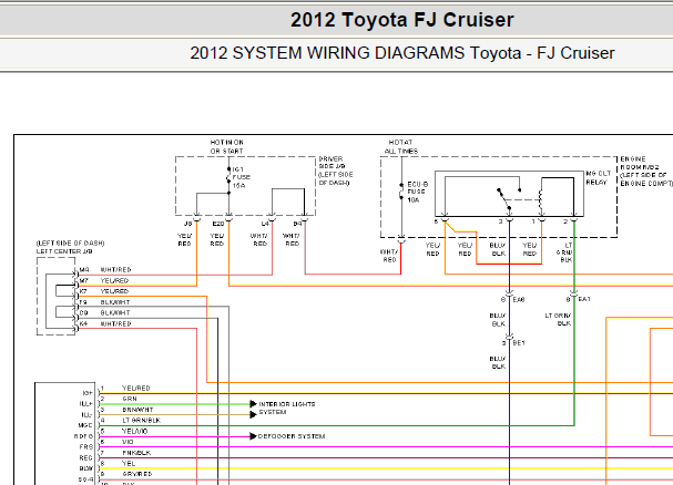 2012年丰田酷路泽空调电路图和维修手册资料
