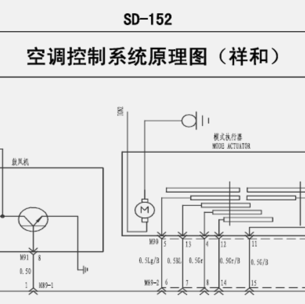 江淮瑞风祥和空调电路图