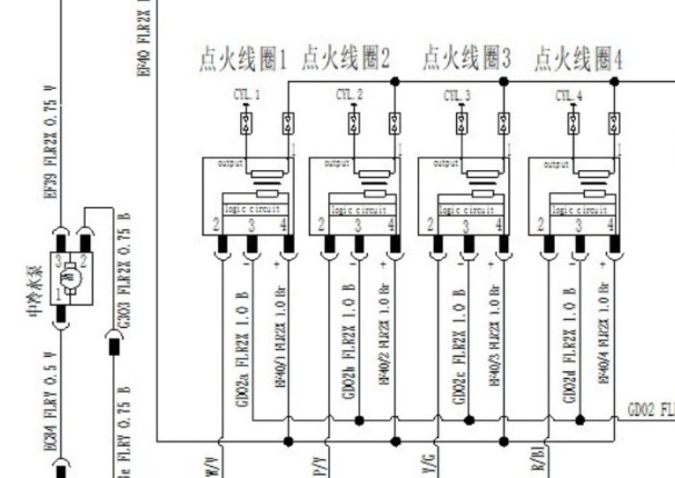 2023年长安欧尚Z6发动机电路图