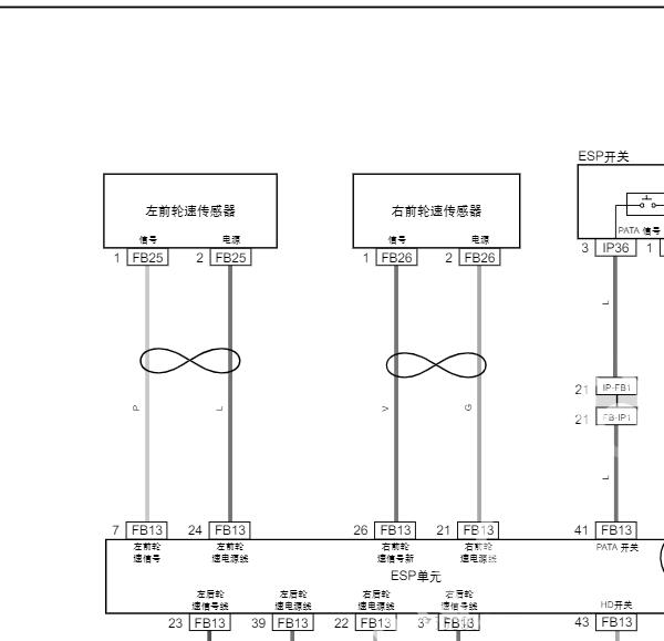 2021年东风风行T5 EVO ABS电路图