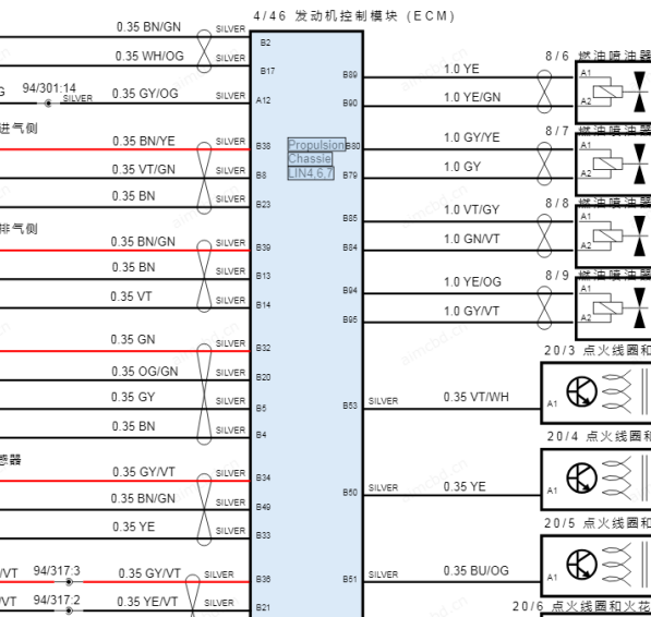 2020年沃尔沃XC60 发动机电路图和维修手册