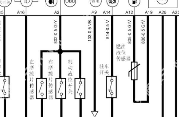 2014年川汽野马F系列仪表电路图资料