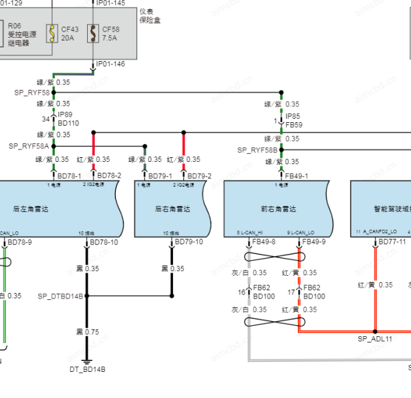 2024年岚图梦想家ACC电路图