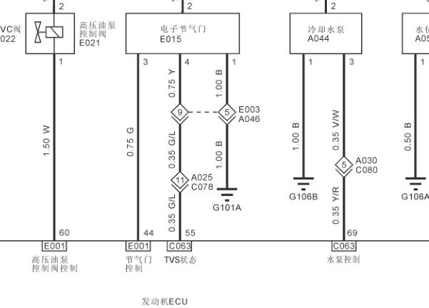 2021年福田大将军发动机电路图资料