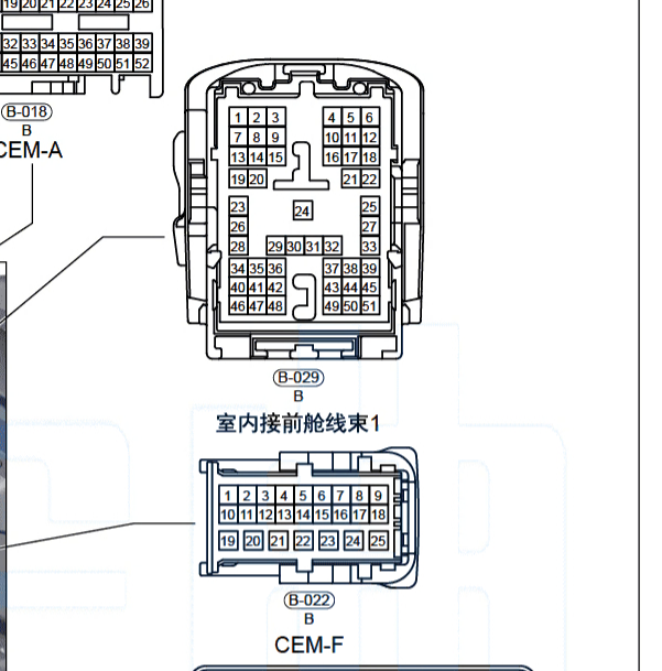 2024年捷途大圣B-029线束插头