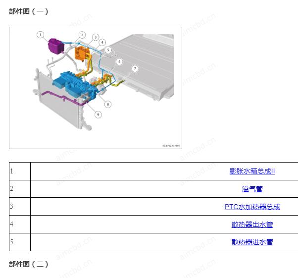 2024年哪吒L空调水管结构图
