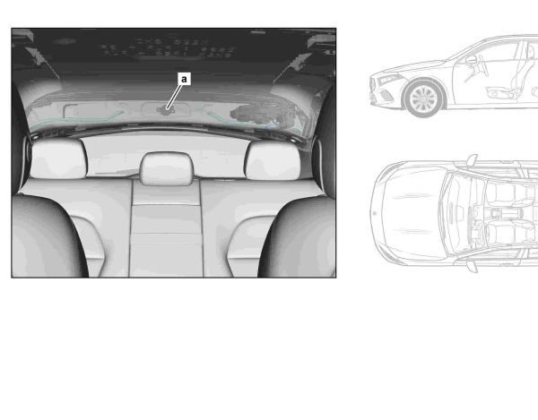 2022年奔驰E300L 雷达模块扬声器位置