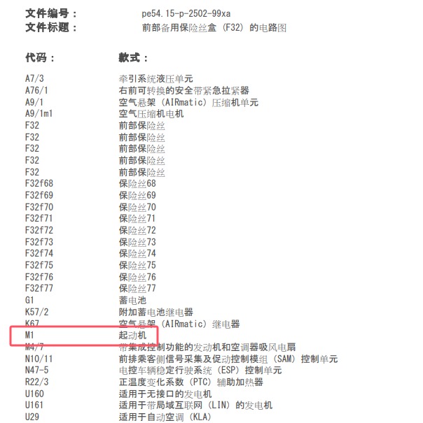 2009年奔驰GLS300起动电路图