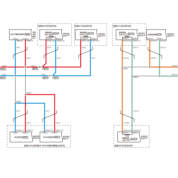 2024年零跑C10 CAN电路图