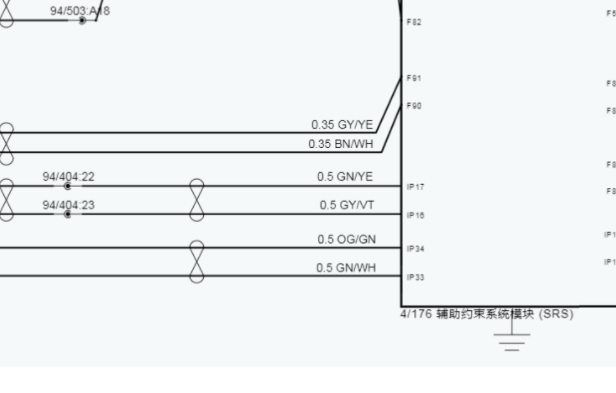 2019年沃尔沃XC60安全气囊电路图和保险丝资料