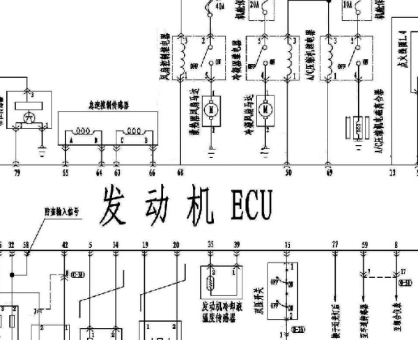 2012年郑州日产帅客发动机电路图资料