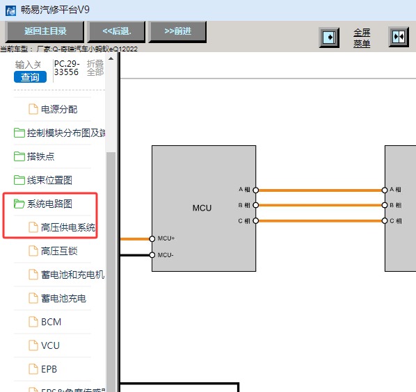 2022年奇瑞小蚂蚁eQ1 MCU电路图