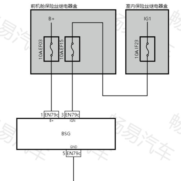 2020年吉利ICON 48V充电电路图