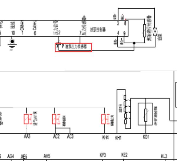 2019年江淮瑞风M42邮箱压力传感器电路图