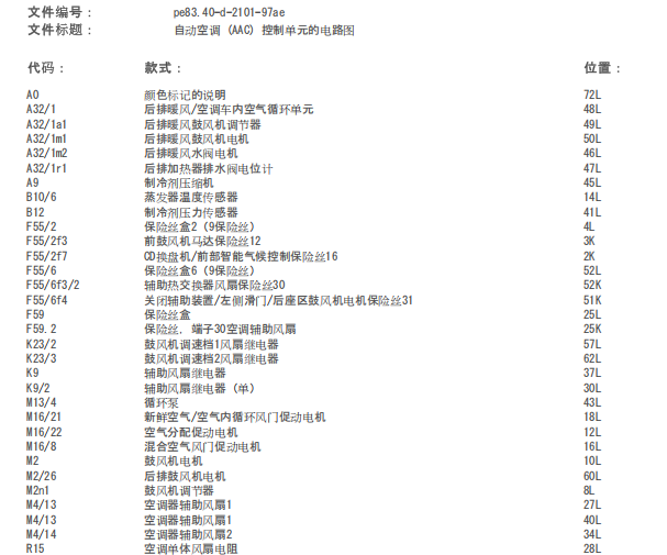 2012年奔驰斯宾特发动机空调和变速箱电路图