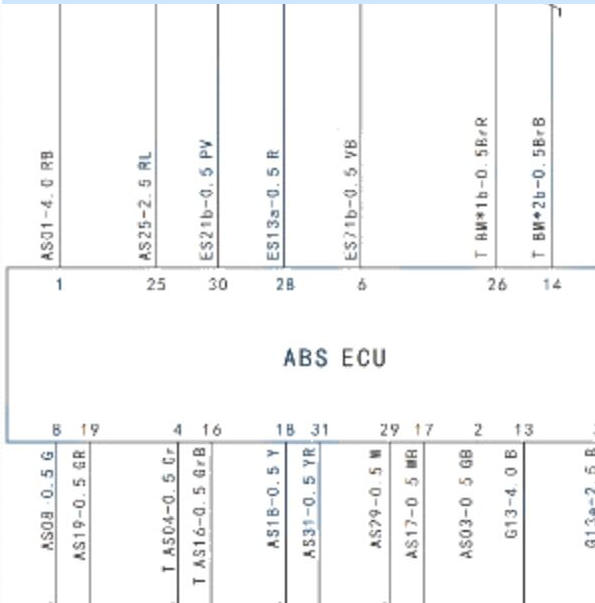 2011年广汽吉奥G5 ABS电路图