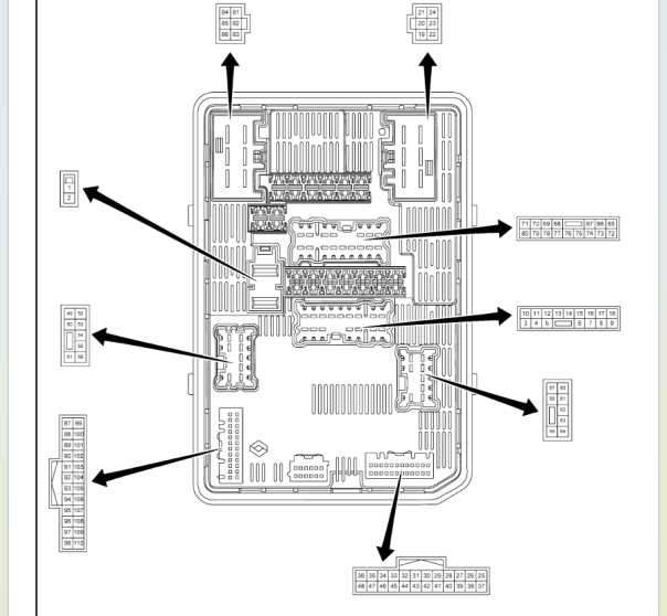 2021年日产天籁IPDM针脚资料